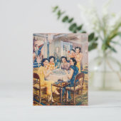 Retro Shanghai Werbung Mahjong Game Postkarte (Stehend Vorderseite)