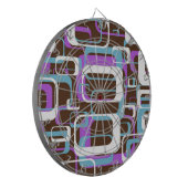 RETRO SHAPES PATTERN DARTSCHEIBE (Vorderseite Links)