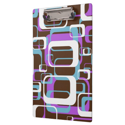 RETRO SHAPES PATTERN KLEMMBRETT (Links)