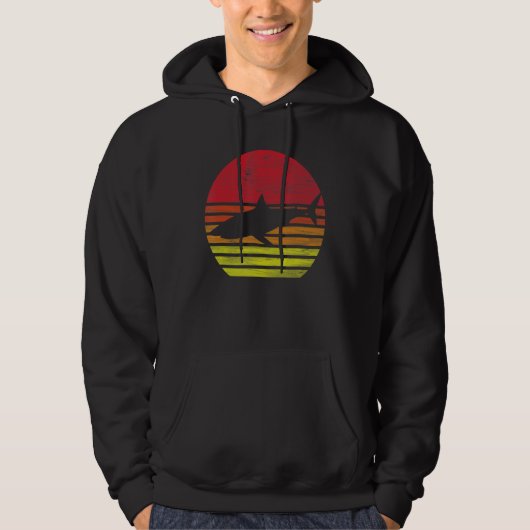 Retro Shark Hoodie (Vorderseite)