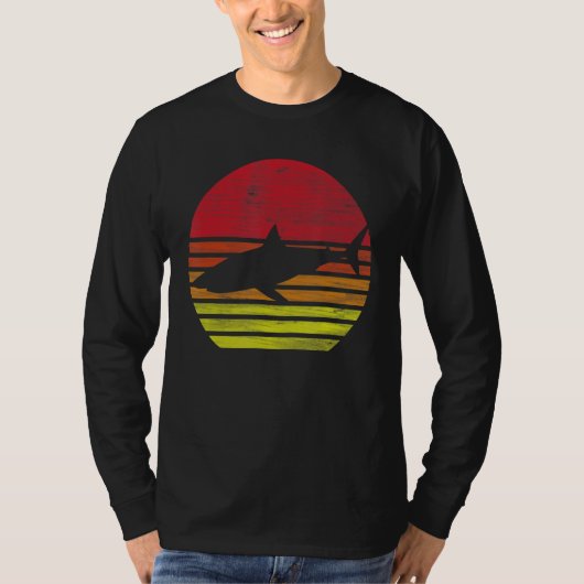Retro Shark T-Shirt (Vorderseite)