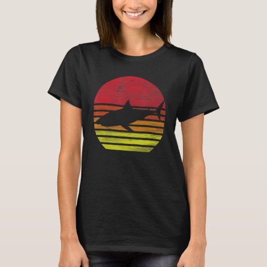 Retro Shark T-Shirt (Vorderseite)