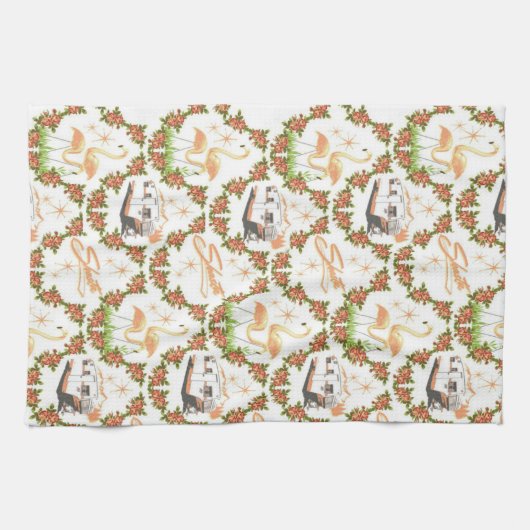 Retro Shasta Geschirrtuch (Horizontal)