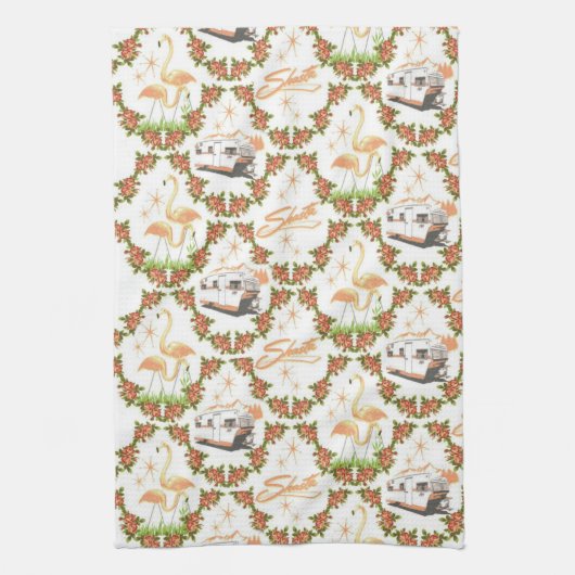 Retro Shasta Geschirrtuch (Vertikal)