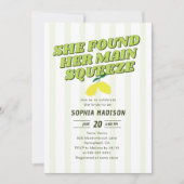 Retro She Found Her Main Squeeze Bridal Shower Einladung (Vorderseite)