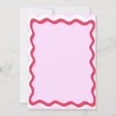 Retro Shes wurden nach oben geschleudert Eiscreme- Einladung (Rückseite)