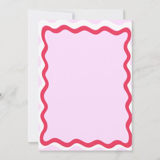 Retro Shes wurden nach oben geschleudert Eiscreme- Einladung (Rückseite)