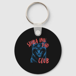 Retro Shiba Inu Hund Papa Club Haustierliebhaber B Schlüsselanhänger