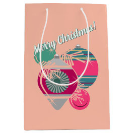 Retro Shiny Brite Ornaments Weihnachten Mittlere Geschenktüte