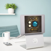 Retro Ship Kontrolle Panel Steampunk Telefon oder Aufkleber (Laptop auf Schreibtisch)