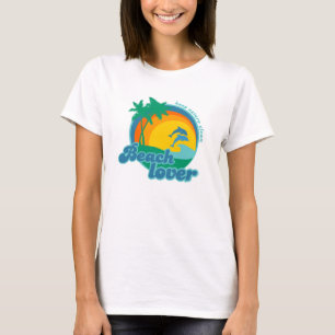 Retro Shirts des Strand-Liebhabers