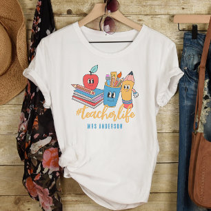 Retro-Shirts für Lehrer #lehrerlife T-Shirt