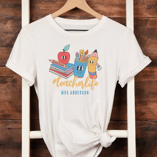 Retro-Shirts für Lehrer #lehrerlife T-Shirt