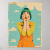 Retro-Shock für Pop Poster (Vorne)