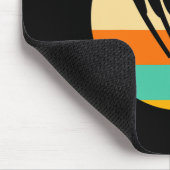 Retro Shuttle Badminton Mousepad (Ecke)