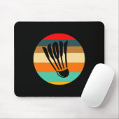 Retro Shuttle Badminton Mousepad (Mit Mouse)