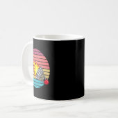 Retro Shuttle Fun Badminton Sports Player Coach Gr Kaffeetasse (Vorderseite Links)