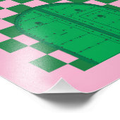 Retro Sidi Bou Said Fotodruck (Ecke)