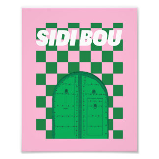 Retro Sidi Bou Said Fotodruck