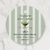 Retro Sie fand ihr perfektes Matcha-Brautparty Geschenkanhänger (Vorderseite)