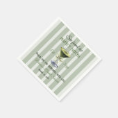 Retro Sie fand ihr perfektes Matcha-Brautparty Serviette (Ecke)