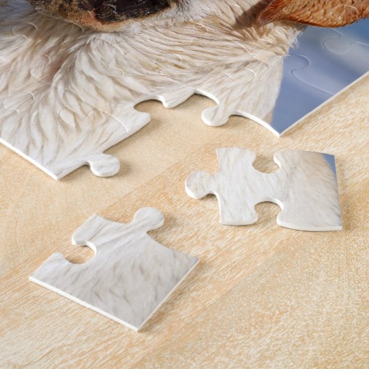 Retro Sie hatte mich WOOF Custom 8 Foto Collage Hu Puzzle (Seite)