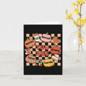 Retro Sie sind Pumpkin Fall School Berater Danke Karte (Gelbe Blume)