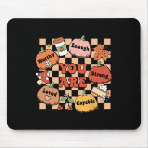 Retro Sie sind Pumpkin Fall School Berater Danke Mousepad