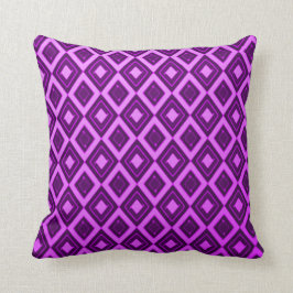 Retro Siebzigerjahre lila Kissen