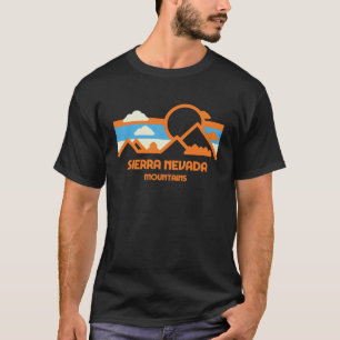 Retro Sierra Nevada Gebirge T-Shirt