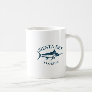 Retro Siesta Key Florida Vintages Fischerboot Kaffeetasse