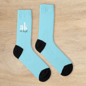 Retro-Signatur-Monogramm Socken