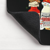 Retro Silent Night Xmas Nurse Christmas Doctor Er  Mousepad (Ecke)