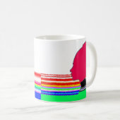 Retro Silhouette Mug Kaffeetasse (VorderseiteRechts)