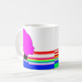Retro Silhouette Mug Kaffeetasse (Vorderseite Links)
