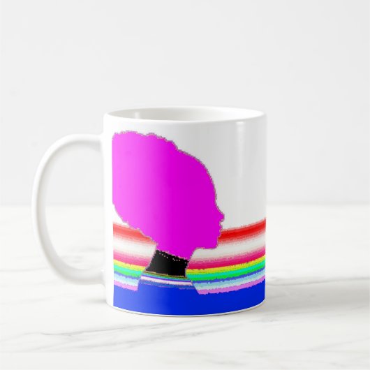 Retro Silhouette Mug Kaffeetasse (Links)