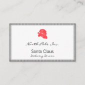 Retro Silhouette Sankt Visitenkarte (Vorderseite)