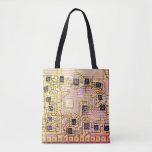 Retro-Silizium-Chip Tasche