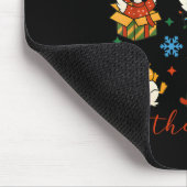 Retro Silly Goose Santa Cute Merry Christmas Tis T Mousepad (Ecke)