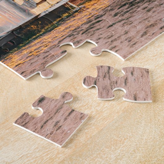 RETRO SILVER CAMPER TRAILER JIGSAW PUZZLE (Seite)