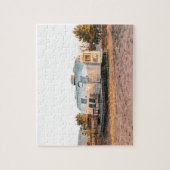 RETRO SILVER CAMPER TRAILER JIGSAW PUZZLE (Vertikal)