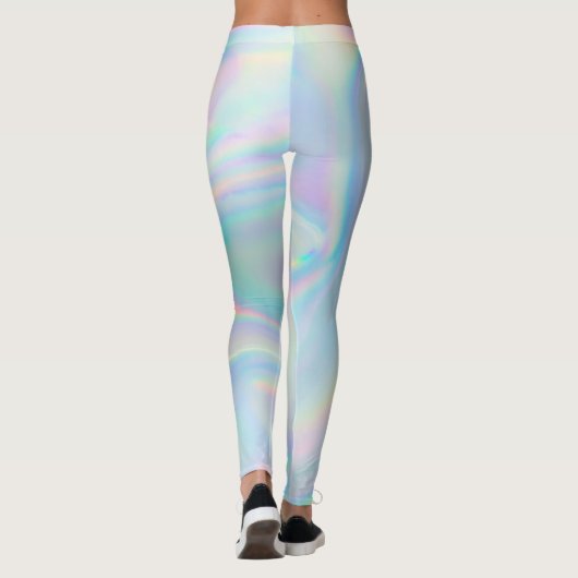 Retro Silver Holographic | LEGGINGS (Rückseite)