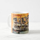 Retro Silver Springs Attraction Kaffeetasse (Vorderseite Links)