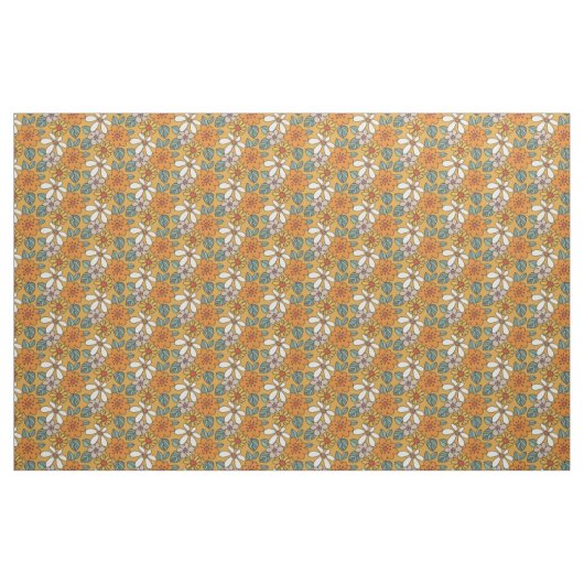 Retro Simple Floral Pattern Stoff (Yard (91,4 cm))