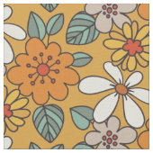 Retro Simple Floral Pattern Stoff (Nahaufnahme)