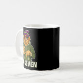 Retro Six Seven Golden Retriever Graphic Gift Men Kaffeetasse (Vorderseite Links)