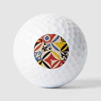 Retro Sixties Azulejos Geometrisches Muster Golfball
