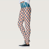 Retro Sixties California Checkerboard Wave Leggings (Links)