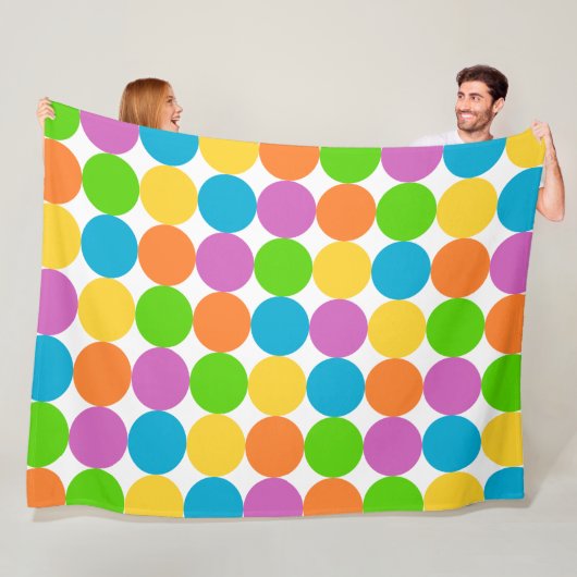 Retro-Sixties-Decke Fleecedecke (Beispiel)