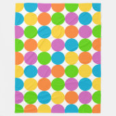Retro-Sixties-Decke Fleecedecke (Vorderseite)